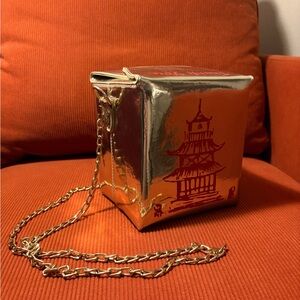 Stylish Gold Takeout Box Mini Bag